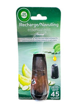 Airwick Essential Mist Navulling 20ml – Komkommer & Meloen – Luchtverfrisser met Essentiële Oliën